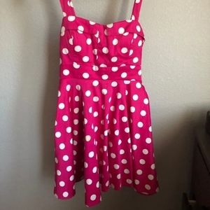 Cute vintage inspired fit and flare dress size L